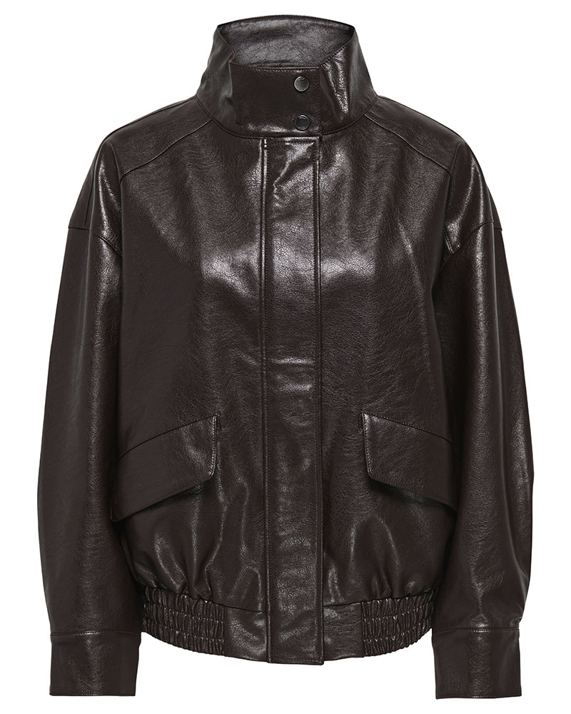 ONLY ONLJULIA FAUX LEATHER OVZ. BOMBER OTW - 15373024