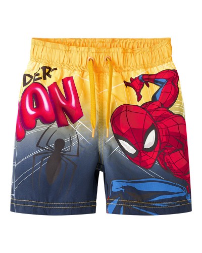 NAME IT NMMMALTE SPIDER LONG SWIMSHORTS MAR - 13253236