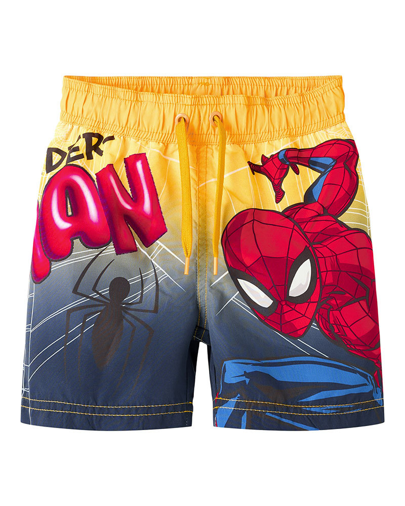 NAME IT NMMMALTE SPIDER LONG SWIMSHORTS MAR - 13253236