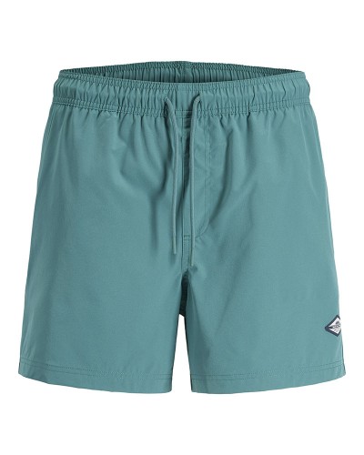 JACK & JONES JPSTMAUI TROPIC SOLID SWIM SHORTS REG SN - 12291385