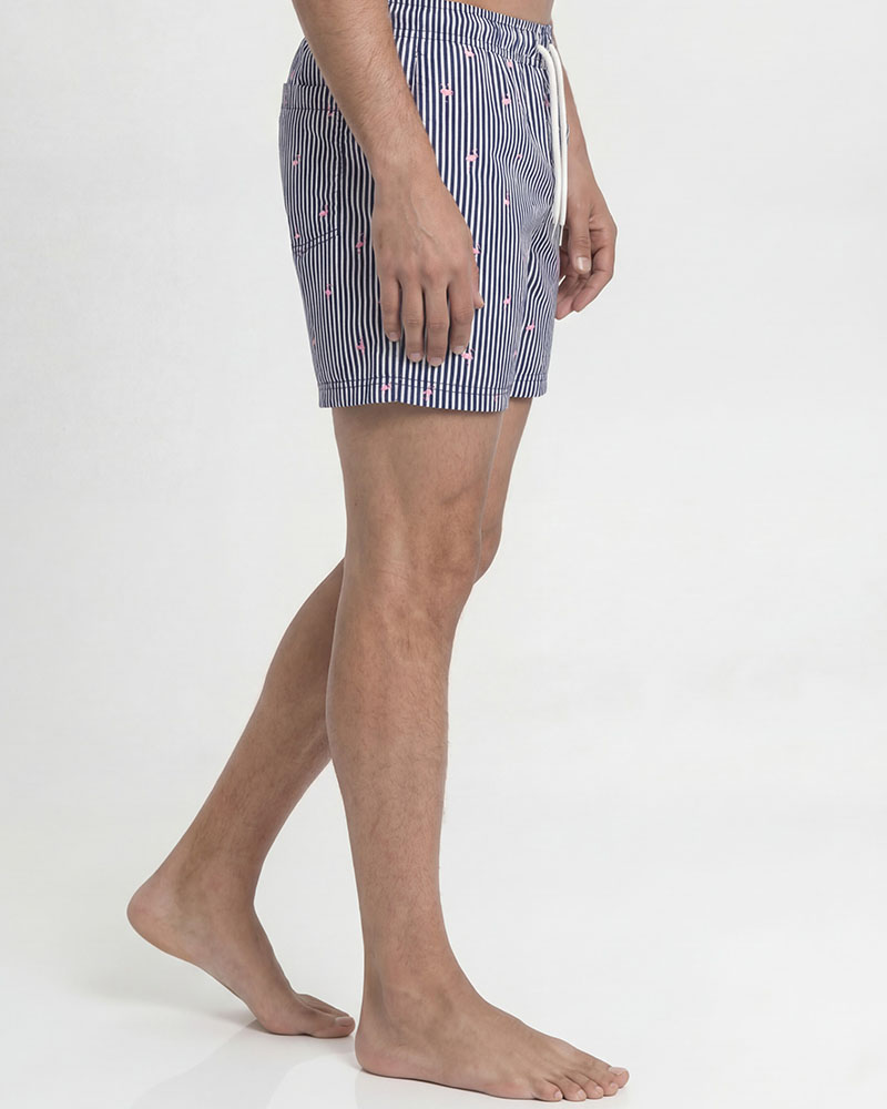 JACK & JONES JPSTMAUI BREEZE MINI STRIPE SWIM SRT SN - 12291425