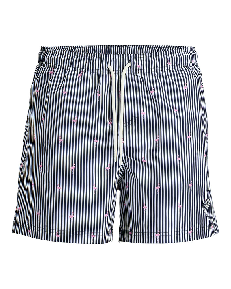 JACK & JONES JPSTMAUI BREEZE MINI STRIPE SWIM SRT SN - 12291425