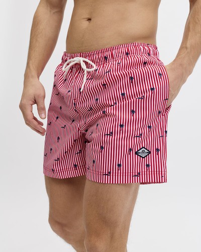 JACK & JONES JPSTMAUI BREEZE MINI STRIPE SWIM SRT SN - 12291425