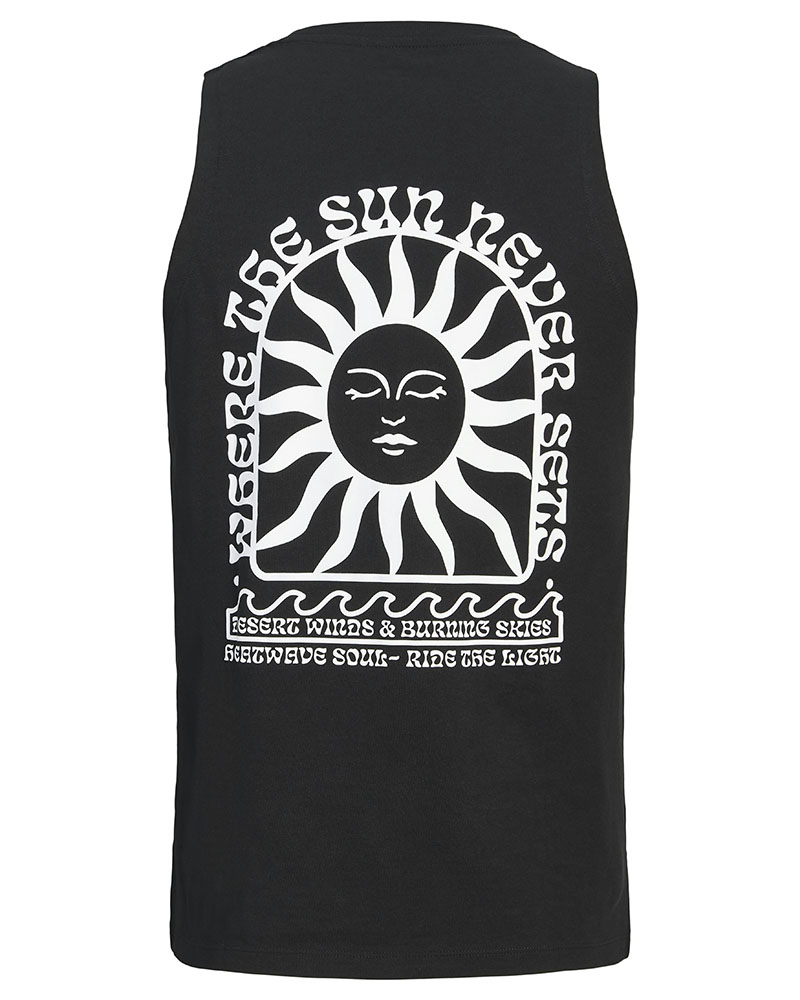 JACK & JONES JJSUNSET BACK PRINT SLEEVELESS TEE - 12297705