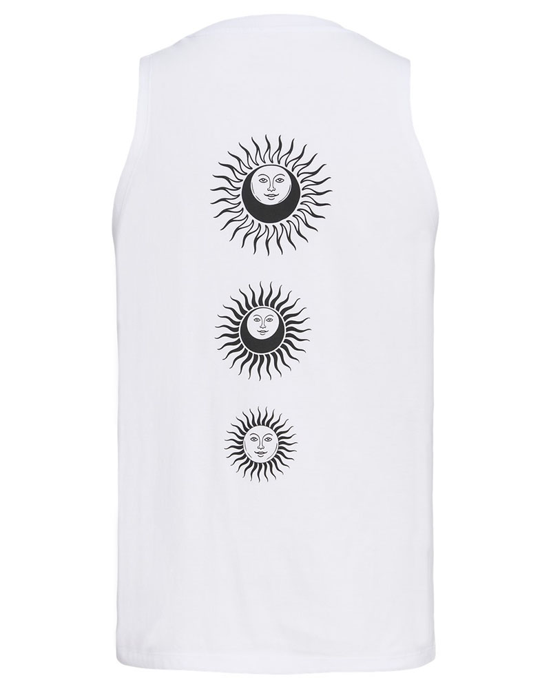 JACK & JONES JJSUNSET BACK PRINT SLEEVELESS TEE - 12297705