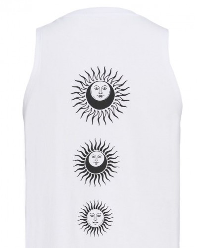 JACK & JONES JJSUNSET BACK PRINT SLEEVELESS TEE - 12297705