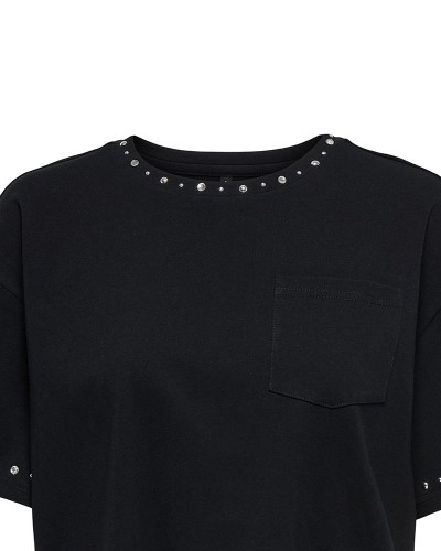 ONLY ONLTERZA S/S O-NECK TOP BOX JRS - 15343834