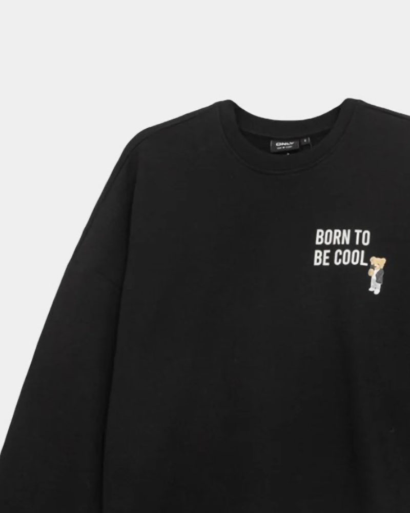 ONLY ONLTEDDY L/S O-NECK PRINT UB SWT - 15370136