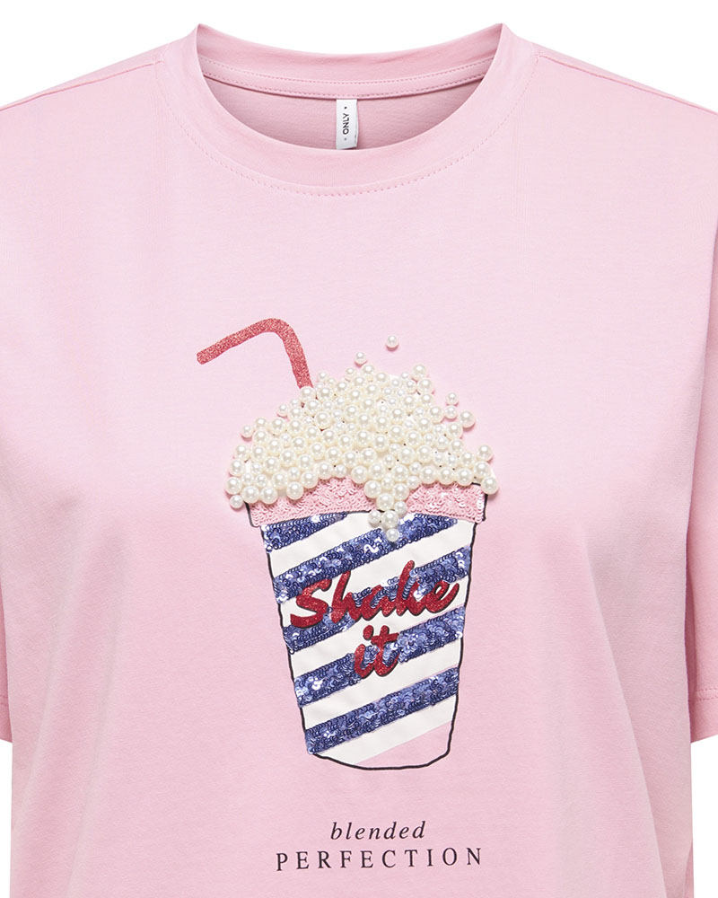 ONLY ONLBURST S/S POPCORN TOP BOX JRS - 15343431