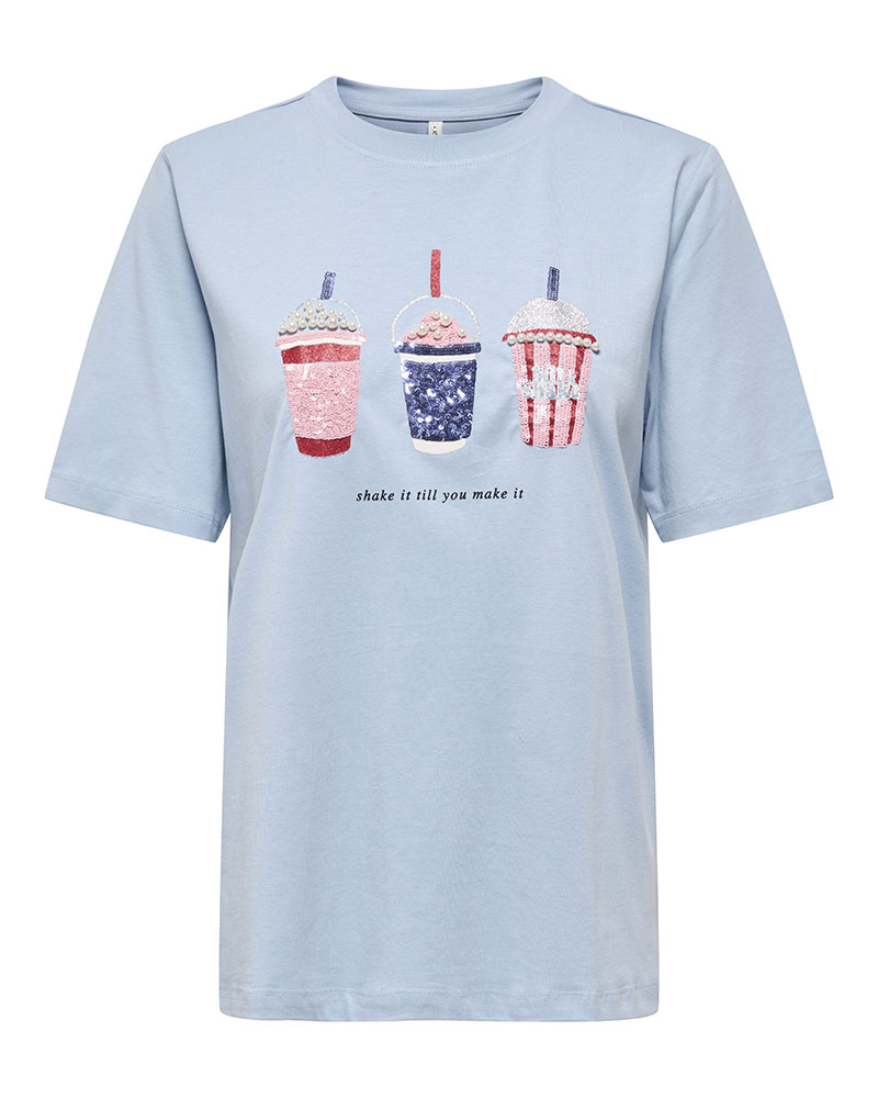 ONLY ONLBURST S/S POPCORN TOP BOX JRS - 15343431