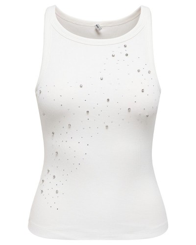 ONLY ONLFILIZ S/L STONE TANK TOP BOX JRS - 15368917