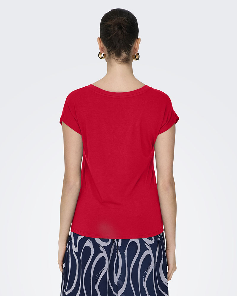 ONLY ONLRILLA S/S V-NECK TOP JRS - 15315776