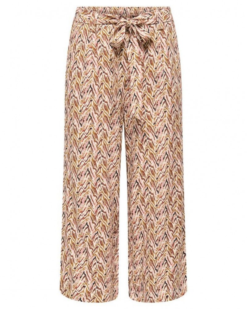 ONLY ONLNOVA LIFE VIS CROP PALAZZO PANT WVN - 15222225