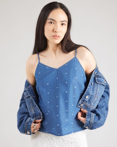 ONLY ONLNOVA AZURE SINGLET WVN - 15370334