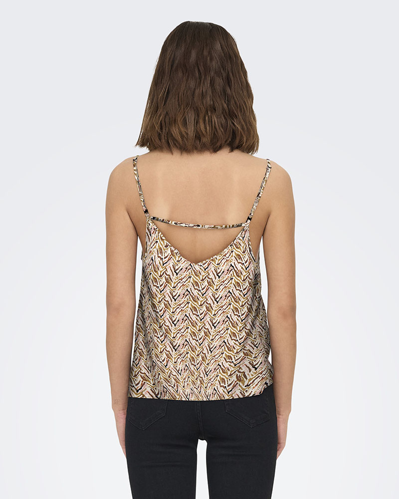 ONLY ONLNOVA LIFE VIS PARIS SINGLET WVN - 15222159