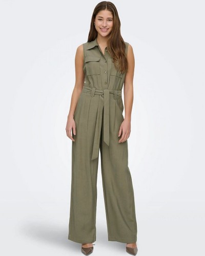 ONLY ONLTILA LIFE S/L BELT JUMPSUIT TLR - 15367397