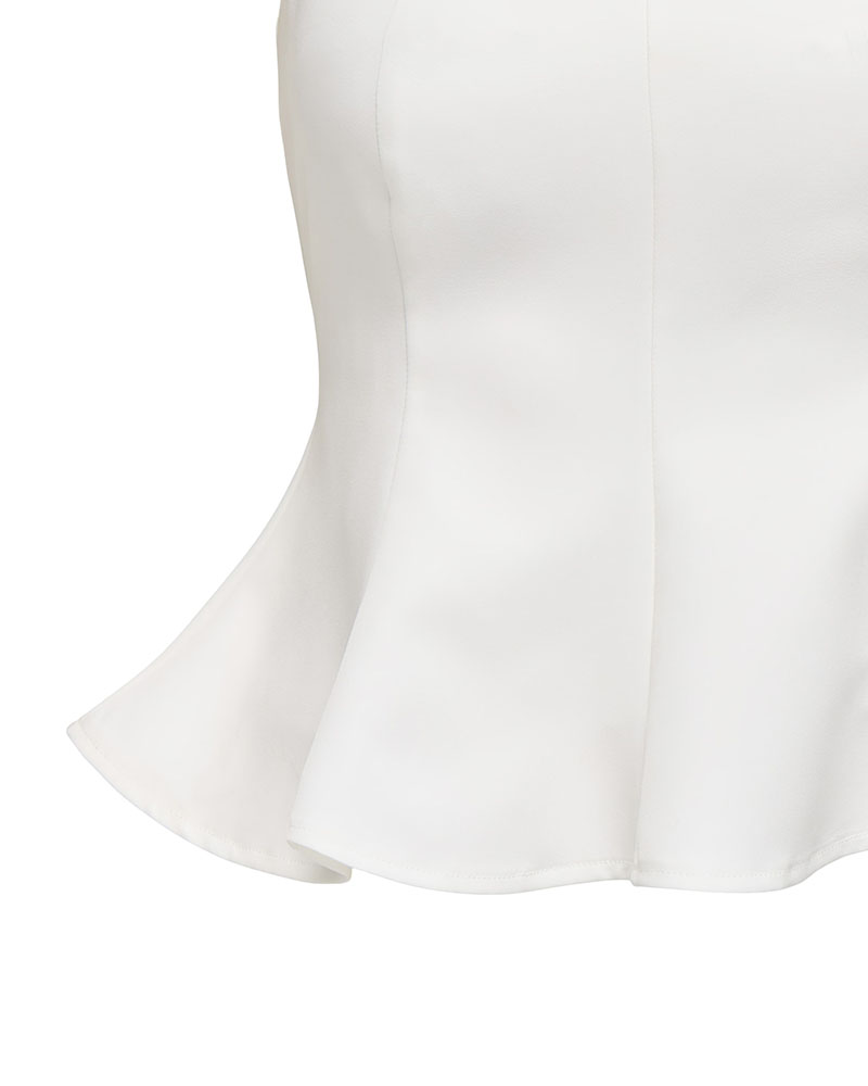 ONLY ONLORLEEN LIFE STRAP PEPLUM TOP TLR - 15367275