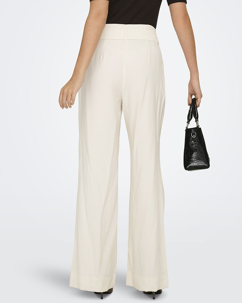 ONLY ONLTILA LIFE HW BELT WIDE PANT TLR - 15367390