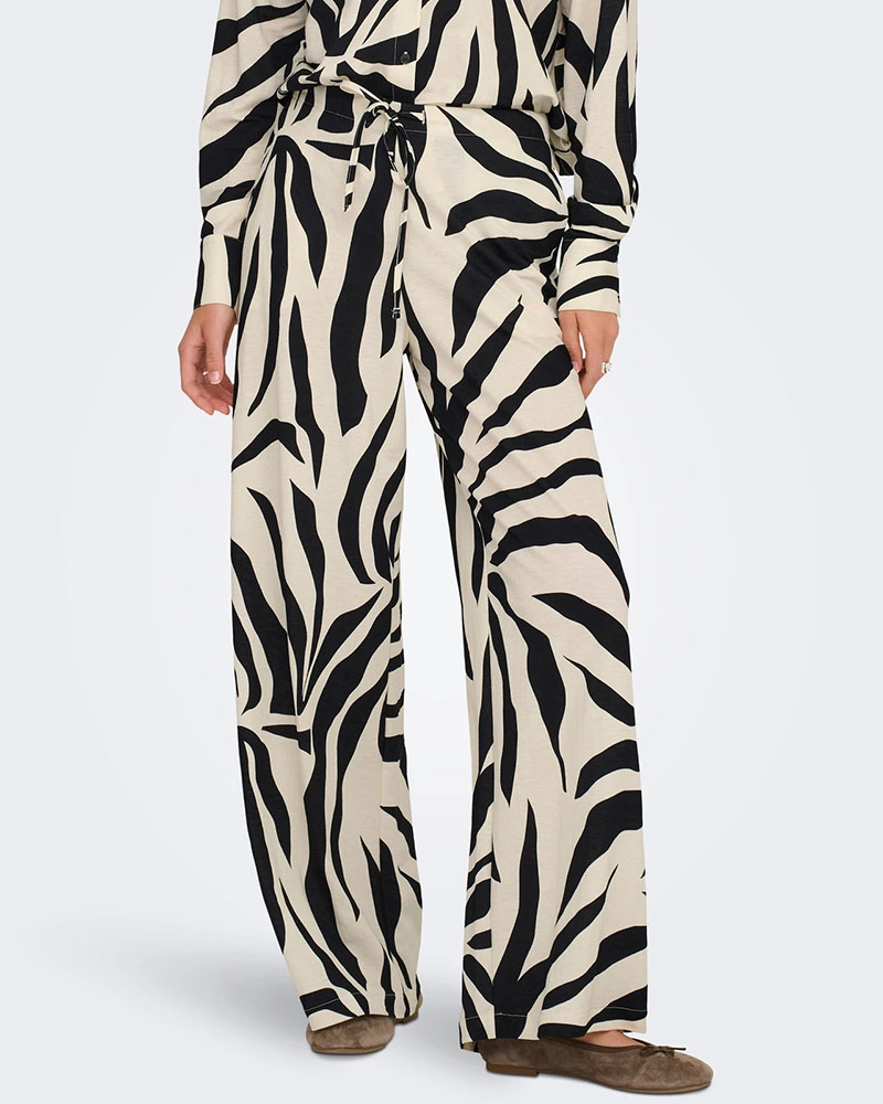 ONLY ONLSAKURA LOOSE PULL UP PANTS WVN - 15366882