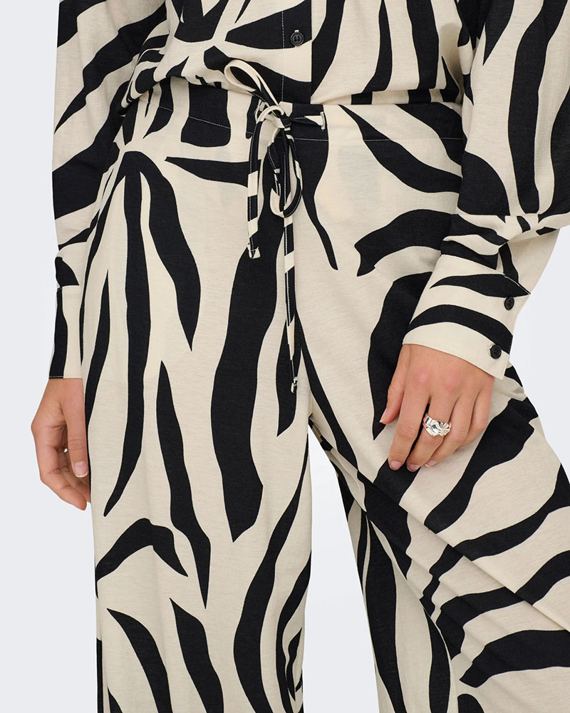 ONLY ONLSAKURA LOOSE PULL UP PANTS WVN - 15366882