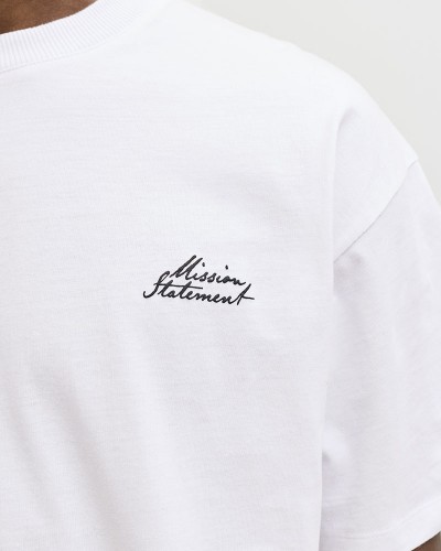 JACK & JONES JCODUST SCRIPT BACK TEE SS CREW NECK - 12292982