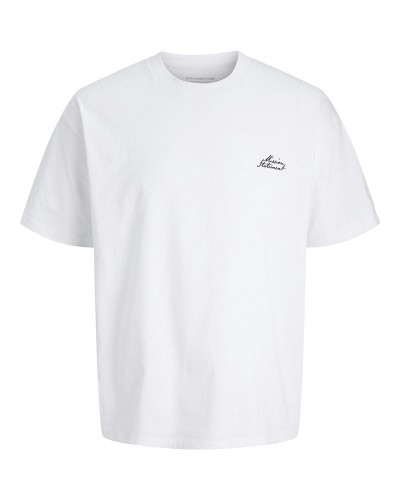 JACK & JONES JCODUST SCRIPT BACK TEE SS CREW NECK - 12292982