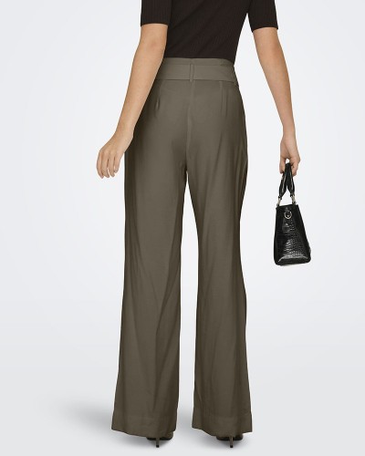 ONLY ONLTILA LIFE HW BELT WIDE PANT TLR - 15367390