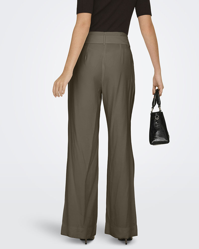 ONLY ONLTILA LIFE HW BELT WIDE PANT TLR - 15367390