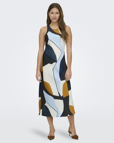 ONLY ONLCHIGO SL SLIP MIDI DRESS WVN - 15354751