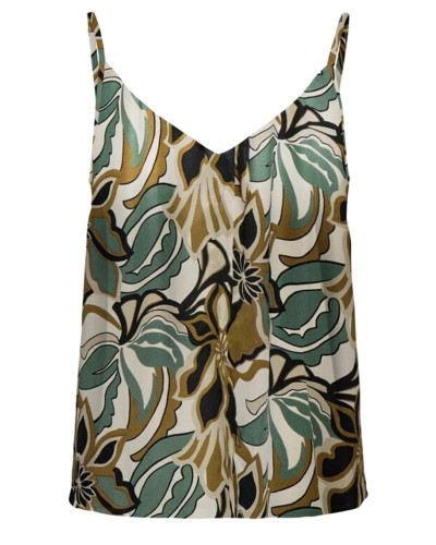 ONLY ONLPETA PALMA S/L STRAP TOP WVN - 15367638