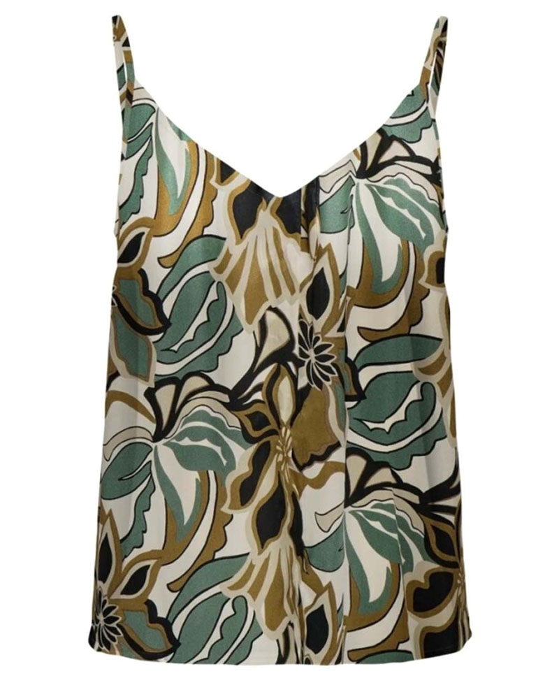 ONLY ONLPETA PALMA S/L STRAP TOP WVN - 15367638