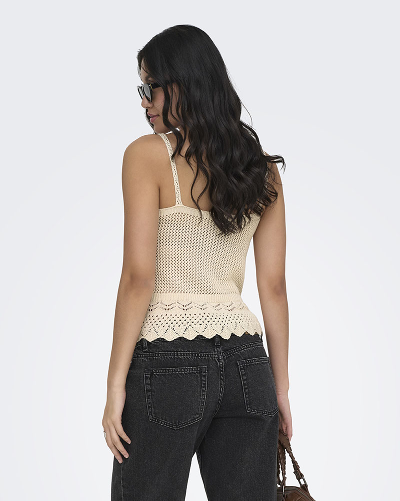 ONLY ONLLISON SL PEPLUM TOP KNT - 15369246