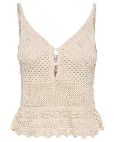 ONLY ONLLISON SL PEPLUM TOP KNT - 15369246