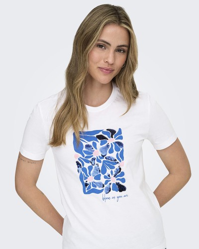 ONLY ONLKITA REG S/S PRINT TOP NOOS - 15367568