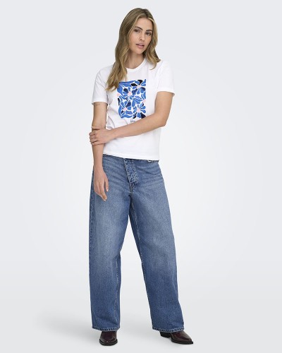 ONLY ONLKITA REG S/S PRINT TOP NOOS - 15367568