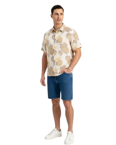 JACK & JONES JORMONTAUK AOP SHIRT SS - 12293763