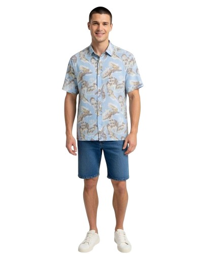 JACK & JONES JORMONTAUK AOP SHIRT SS - 12293763