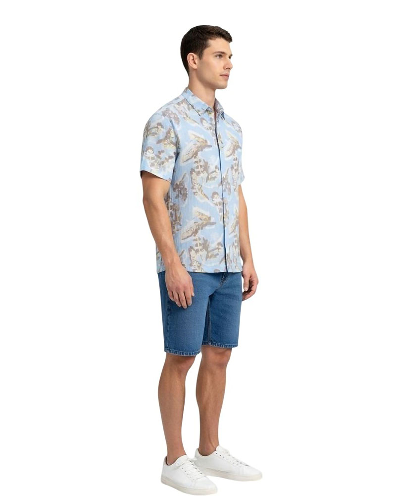 JACK & JONES JORMONTAUK AOP SHIRT SS - 12293763