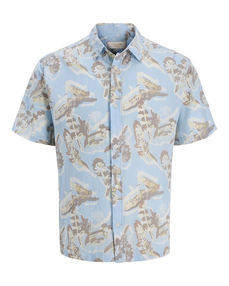 JACK & JONES JORMONTAUK AOP SHIRT SS - 12293763