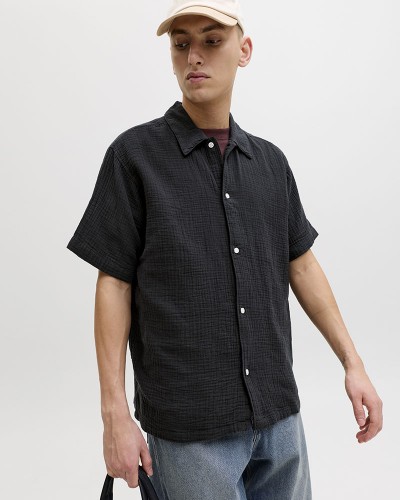 JACK & JONES JORNANTUCKET DOUBLE CLOTH SHIRT SS EA26 - 12291812