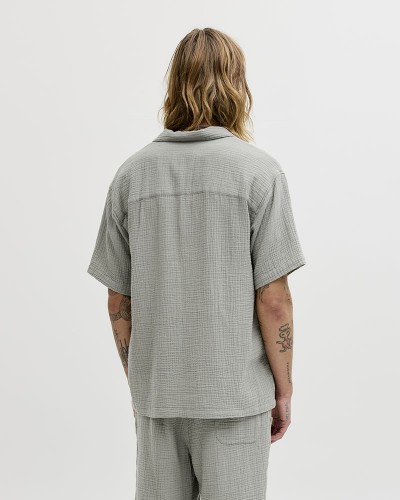 JACK & JONES JORNANTUCKET DOUBLE CLOTH SHIRT SS EA26 - 12291812