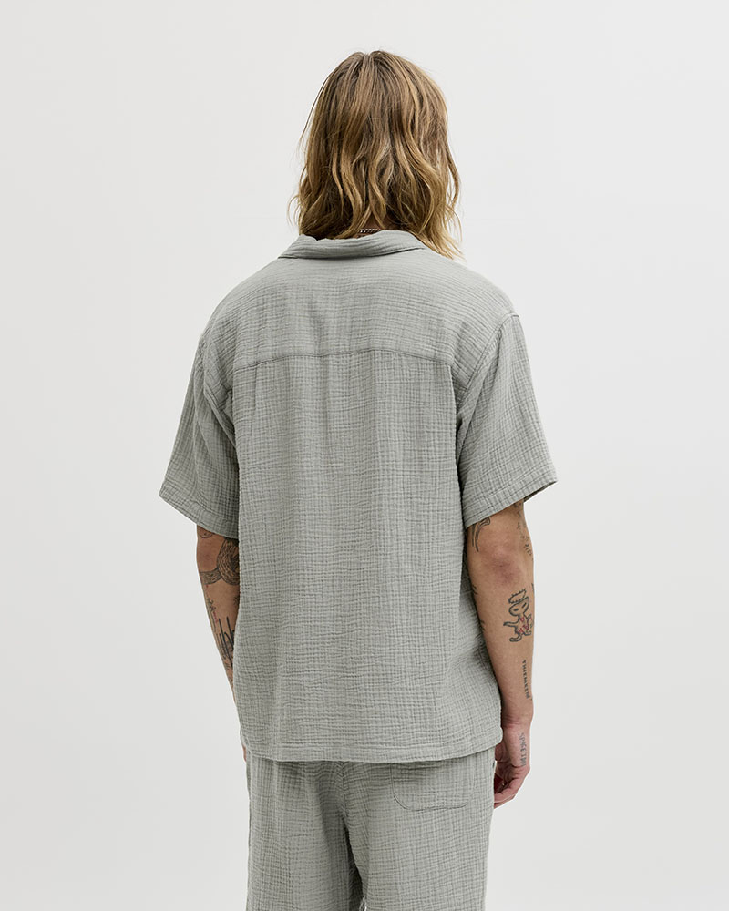 JACK & JONES JORNANTUCKET DOUBLE CLOTH SHIRT SS EA26 - 12291812