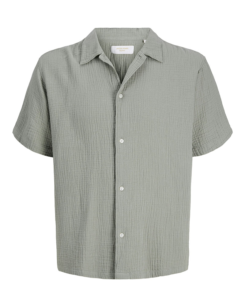 JACK & JONES JORNANTUCKET DOUBLE CLOTH SHIRT SS EA26 - 12291812