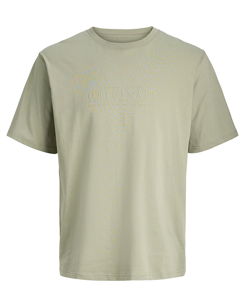 JACK & JONES JORCATSKILLS MINIMAL TEE CREW NECK LN - 12290315