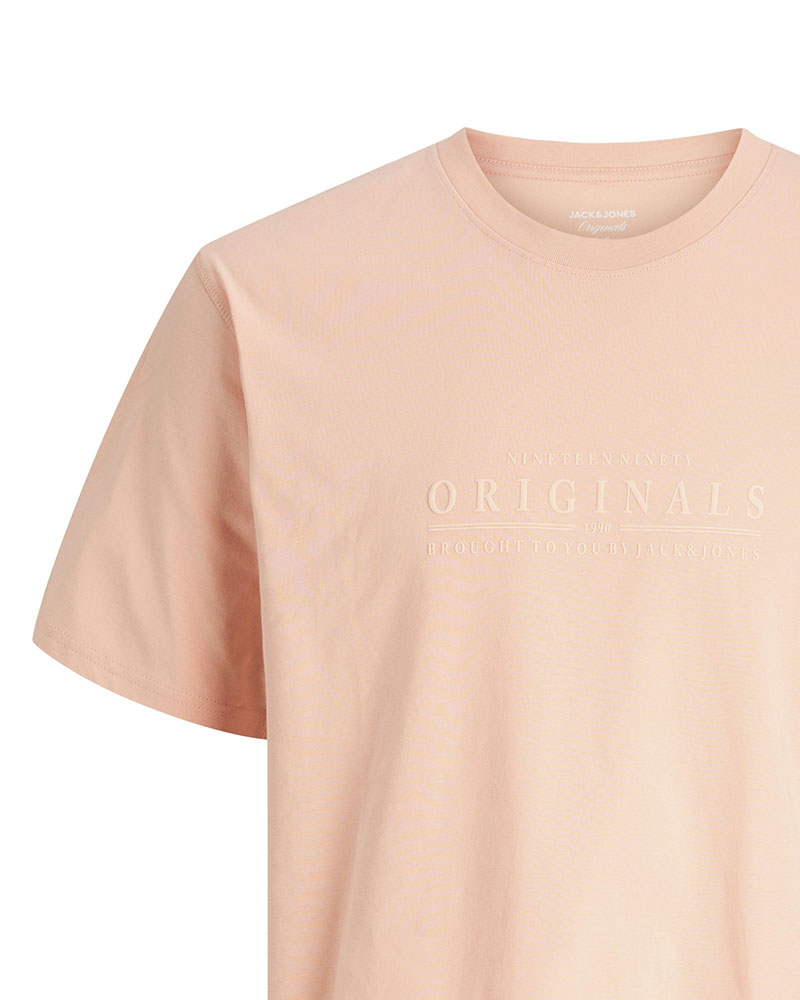 JACK & JONES JORCATSKILLS MINIMAL TEE CREW NECK LN - 12290315