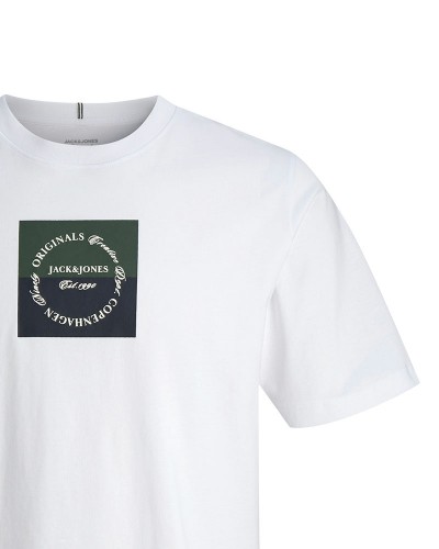 JACK & JONES JORCATSKILLS SQUARE BRANDING TEE SSCN LN - 12290856