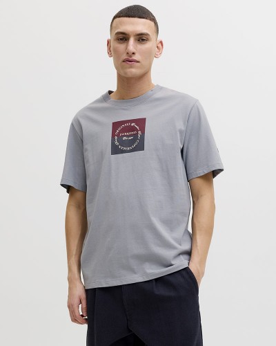 JACK & JONES JORCATSKILLS SQUARE BRANDING TEE SSCN LN - 12290856