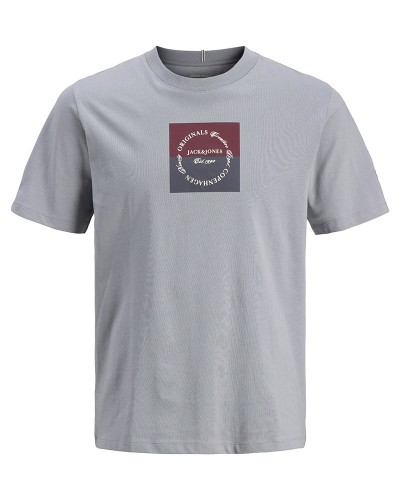JACK & JONES JORCATSKILLS SQUARE BRANDING TEE SSCN LN - 12290856