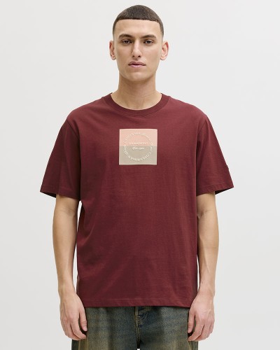 JACK & JONES JORCATSKILLS SQUARE BRANDING TEE SSCN LN - 12290856
