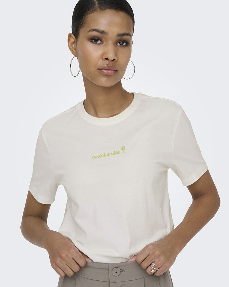 ONLY ONLMILENA S/S T-SHIRT BOX SUD JRS - 15368653